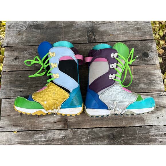 Thirtytwo womens lashed super exclusive snowboard boots size 7.5 snowmobile sled - Picture 7 of 8